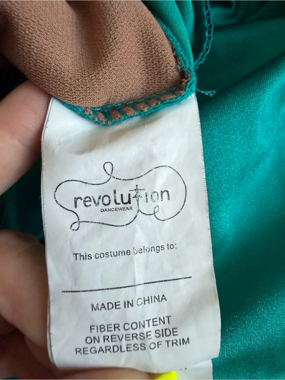 Revolution Dance Costume Jazz Tap or MT